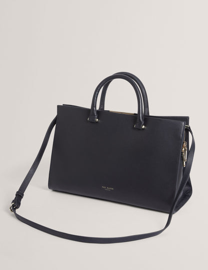 Ted Baker Renaae Structured Leather Wide Tote Bag Women's