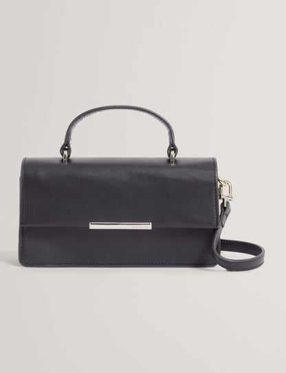 Ted Baker Rhaae Bar Detail Leather Elongated Top Handle Bag Women's