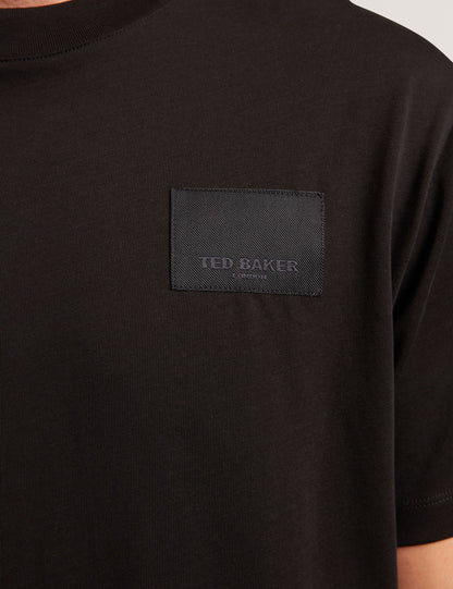 Ted Baker Lucka Tb Branded Heavy Weight Tshirt