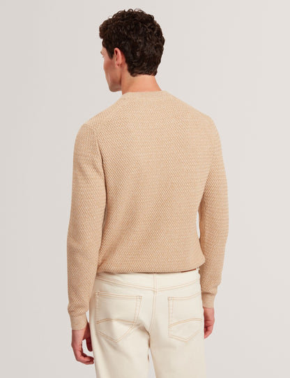 Ted Baker Monya Textured Stitch Marled Knit Jumper