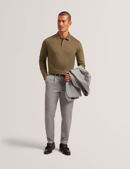 Ted Baker Salson Tapered Fit Pleated Smart Trousers