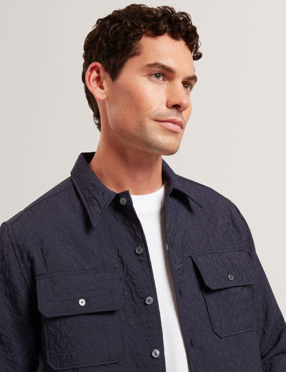 Ted Baker Gentil Jacquard Texture Buttonup Overshirt