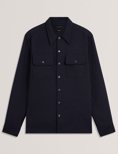 Ted Baker Gentil Jacquard Texture Buttonup Overshirt