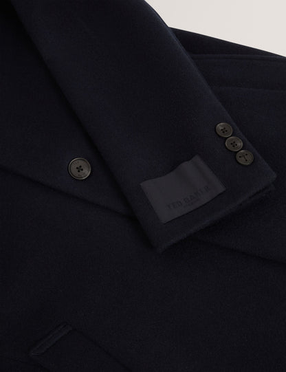 Ted Baker Alerton Slim Fit Wool Rich City Overcoat