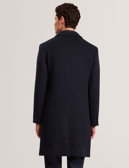 Ted Baker Alerton Slim Fit Wool Rich City Overcoat