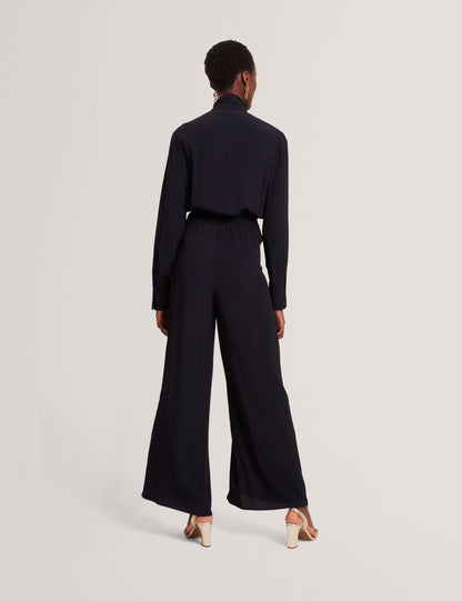 Ted Baker Kyrabe Tie Neck Wide Leg Tailored Jumpsuit Women's