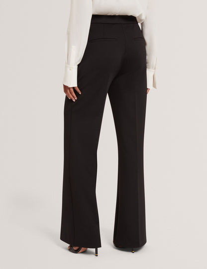Ted Baker Black Tailored High Waisted Flared Trousers Women's
