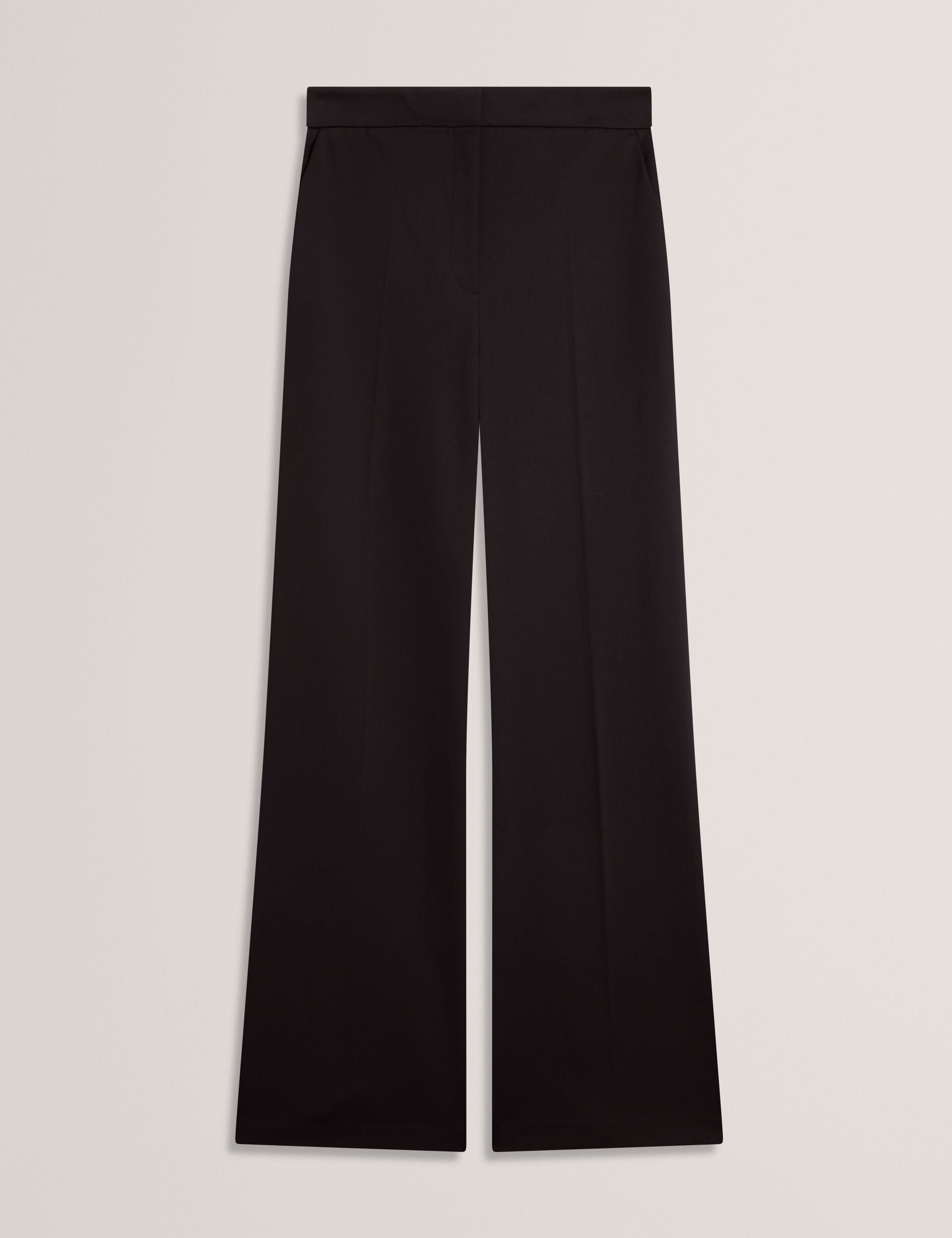 Ted Baker Black Tailored High Waisted Flared Trousers Women's