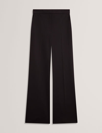 Ted Baker Black Tailored High Waisted Flared Trousers Women's