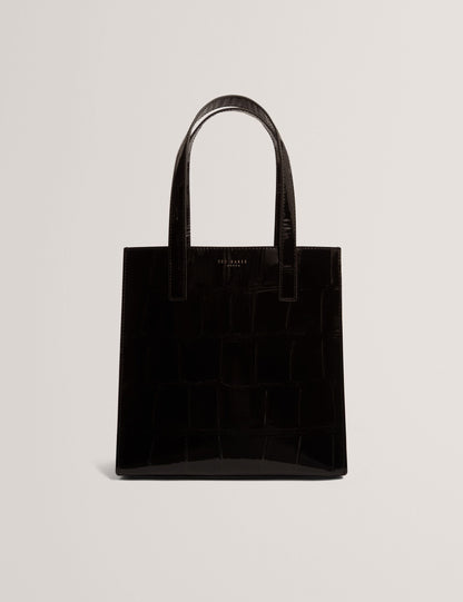 Ted Baker Vivanaa Patent Croc Texture Large Icon Tote Bag Women's