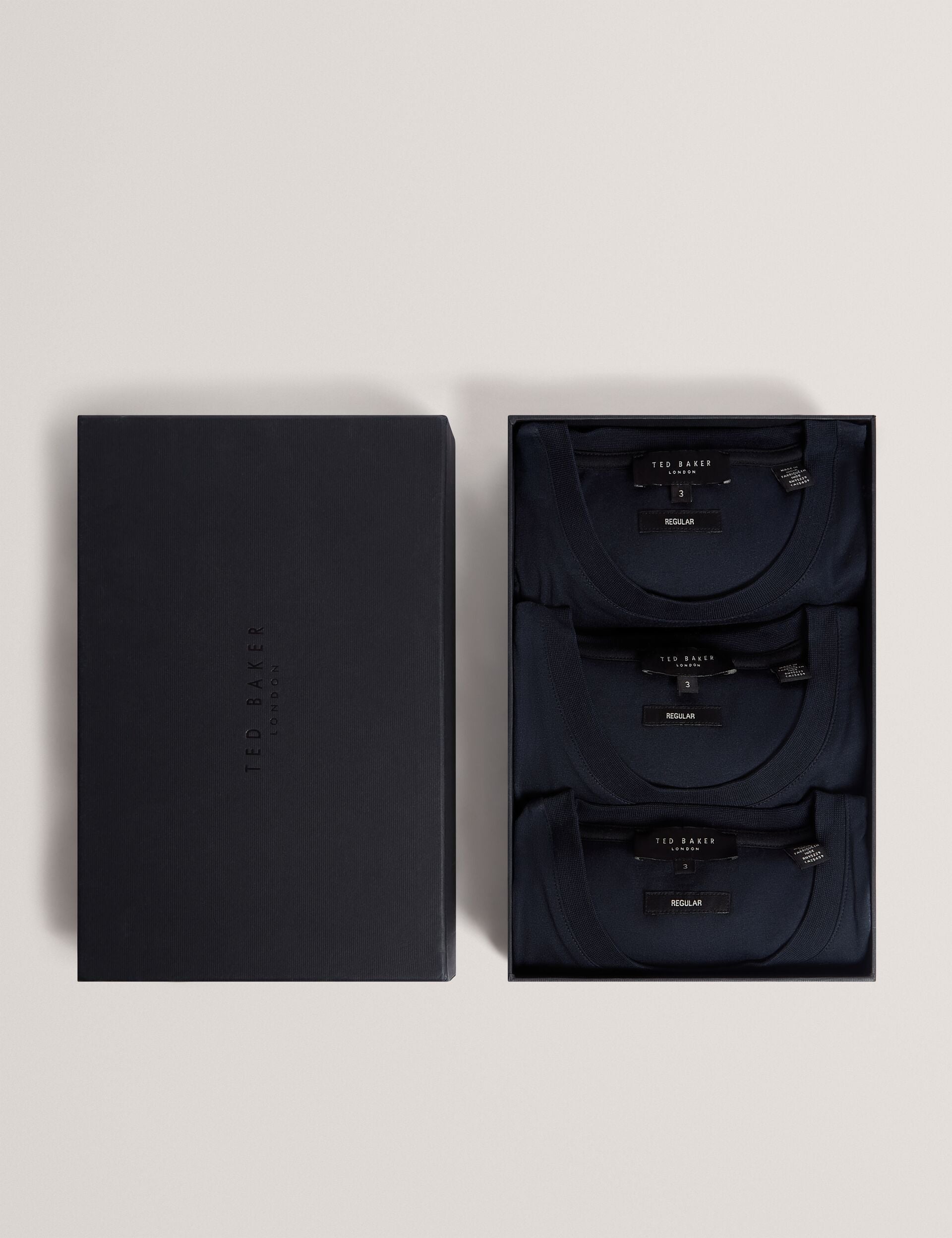 Ted Baker Brolin 3Pack Cotton Tshirt Gift Set