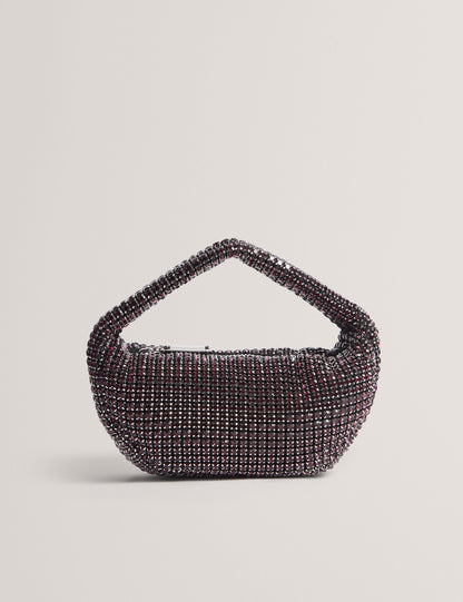 Ted Baker Crystol Crystal Embellished Mini Slouch Handbag Women's