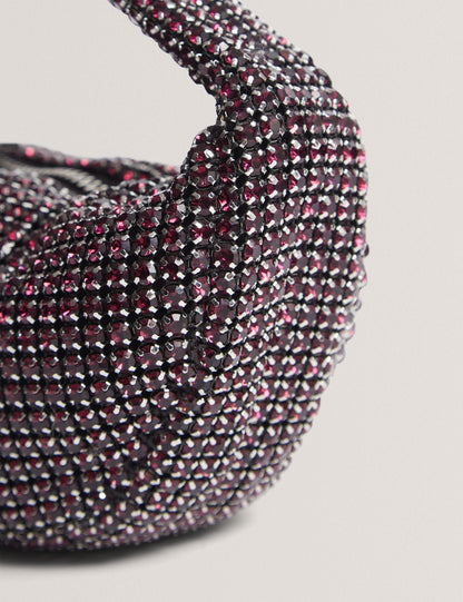 Ted Baker Crystol Crystal Embellished Mini Slouch Handbag Women's