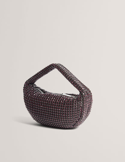 Ted Baker Crystol Crystal Embellished Mini Slouch Handbag Women's
