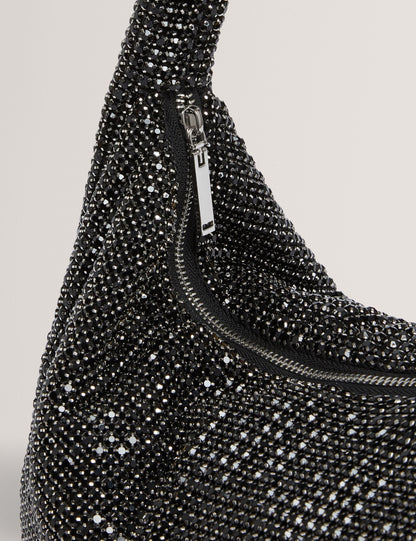 Ted Baker Crystta Crystal Embellished Large Slouch Shoulder Bag Women's