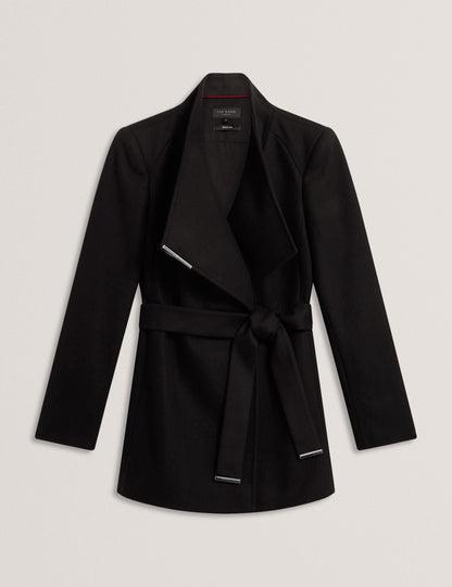 Ted Baker Rosess Short Belted Wool Wrap Coat Women's