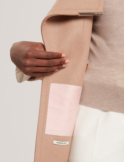 Ted Baker Rosess Short Belted Wool Wrap Coat Women's