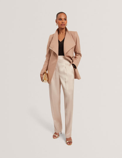 Ted Baker Rosess Short Belted Wool Wrap Coat Women's
