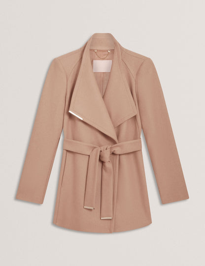Ted Baker Rosess Short Belted Wool Wrap Coat Women's