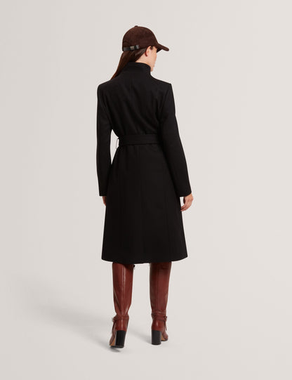 Ted Baker Rose Mid Length Belted Wool Wrap Coat Women's