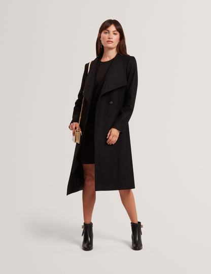 Ted Baker Rose Mid Length Belted Wool Wrap Coat Women's