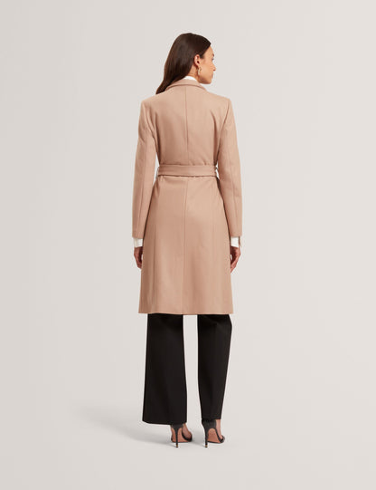 Ted Baker Rose Mid Length Belted Wool Wrap Coat Women's