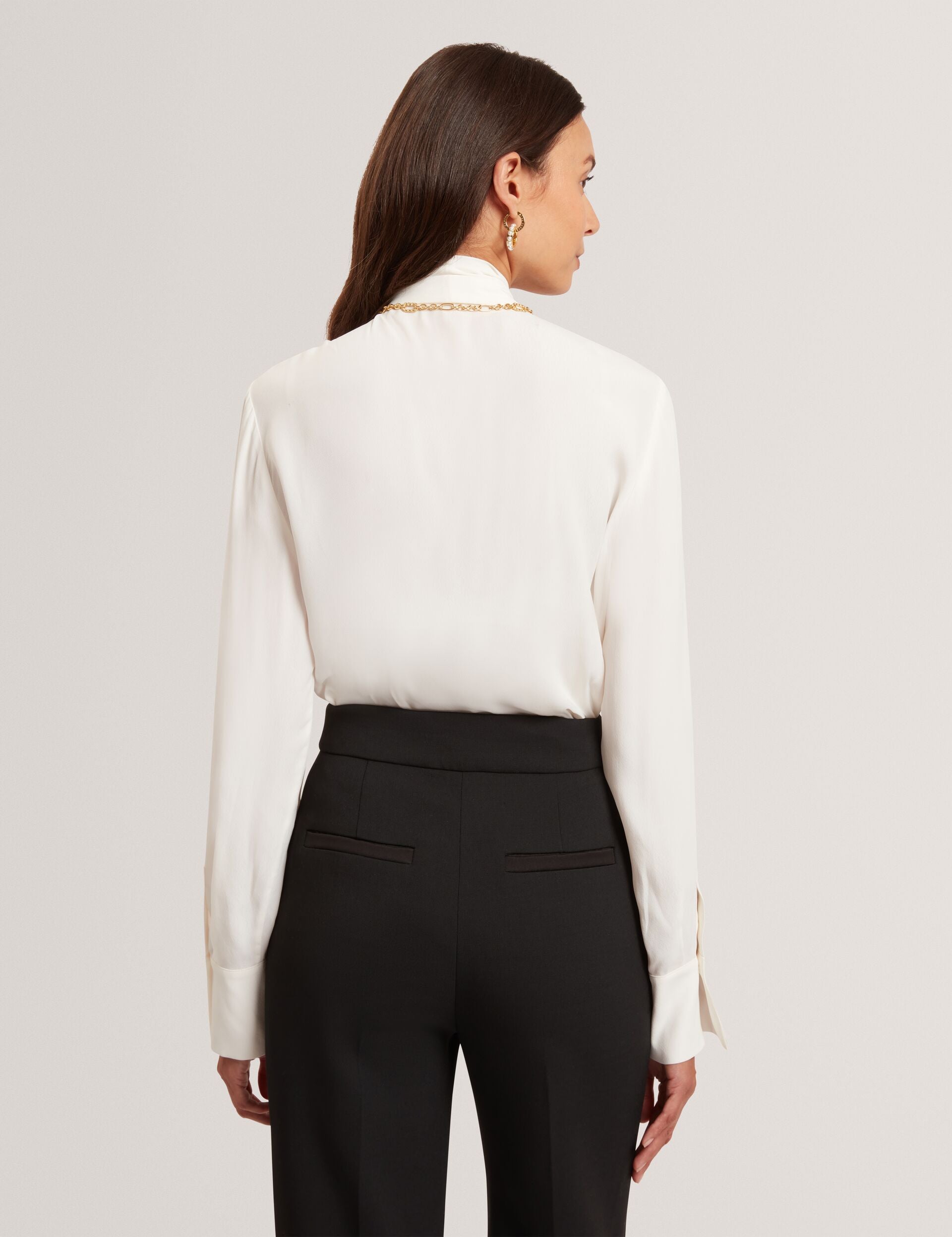 Ted Baker Ressia Pussybow Woven Long Sleeve Blouse Women's