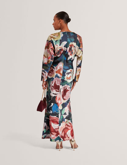 Ted Baker Lovesa Bold Floral Print Hourglass Maxi Dress Women's