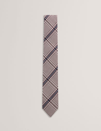 Ted Baker Demos Glen Check Woven Tie