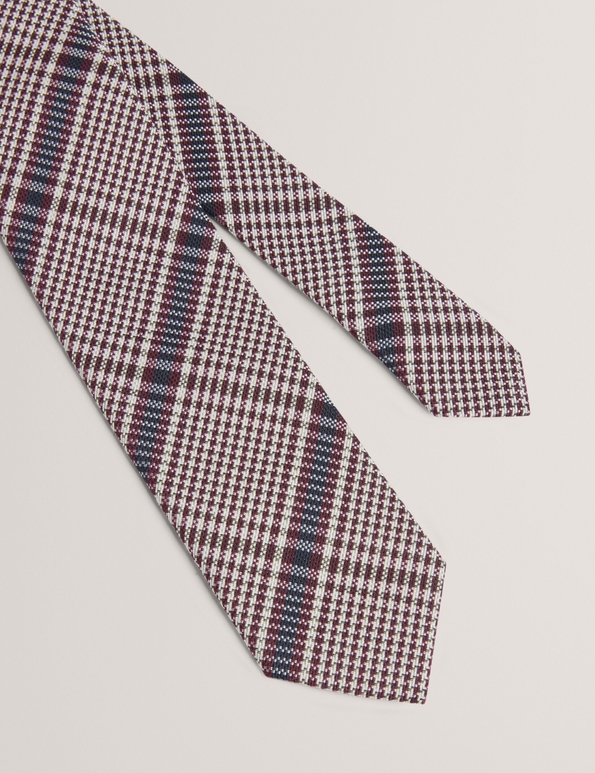 Ted Baker Demos Glen Check Woven Tie