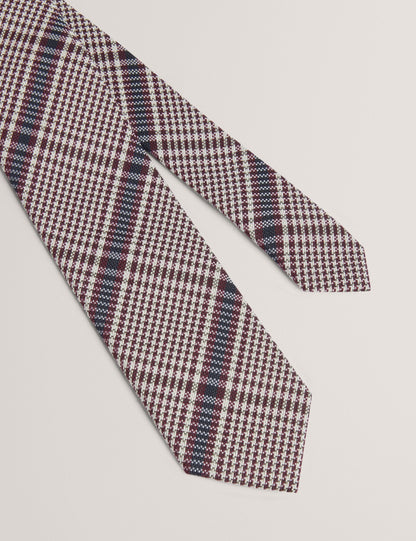 Ted Baker Demos Glen Check Woven Tie