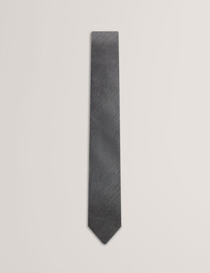 Ted Baker Amedeo Heathered Weave Wool Silk Tie