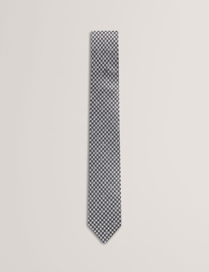 Ted Baker Stathis Dogtooth Check Silk Tie