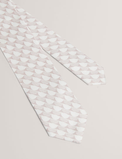 Ted Baker Kerem Retro Geometric Print Silk Tie