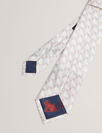Ted Baker Kerem Retro Geometric Print Silk Tie