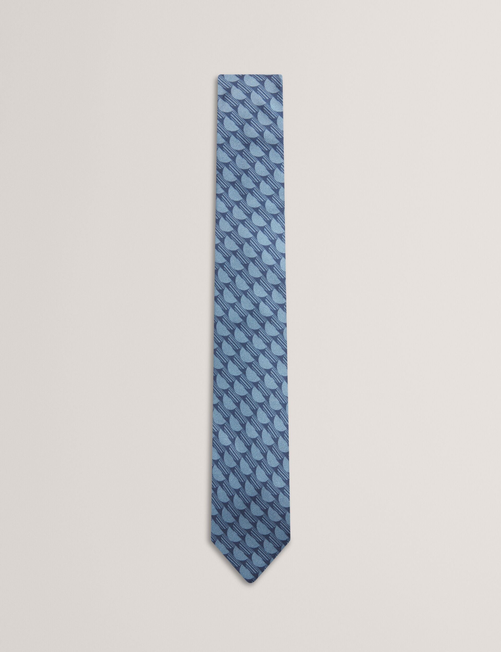 Ted Baker Kerem Retro Geometric Print Silk Tie