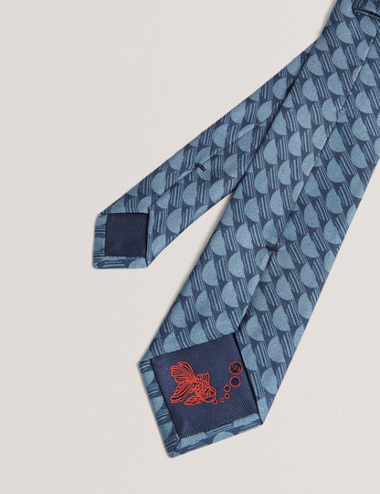 Ted Baker Kerem Retro Geometric Print Silk Tie