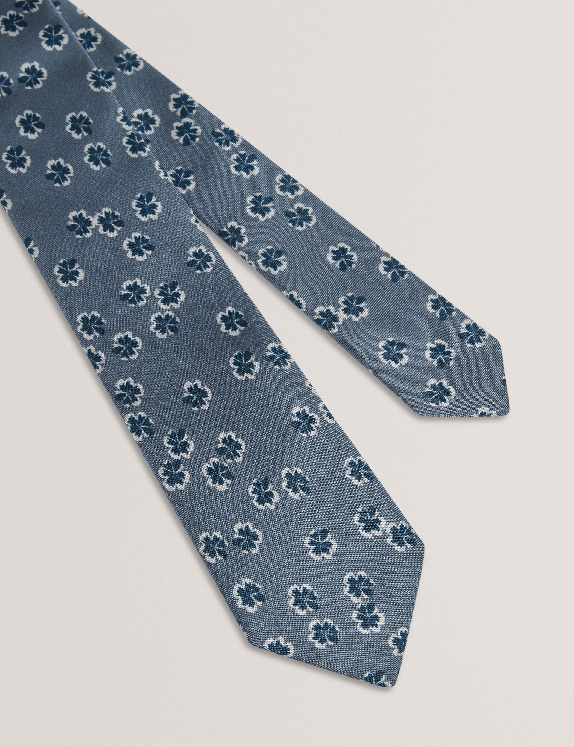Ted Baker Raffeal Scattered Floral Print Silk Tie