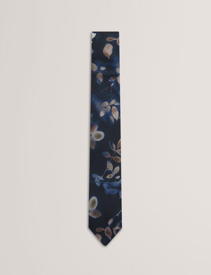Ted Baker Silvano Photographic Leaf Print Silk Tie