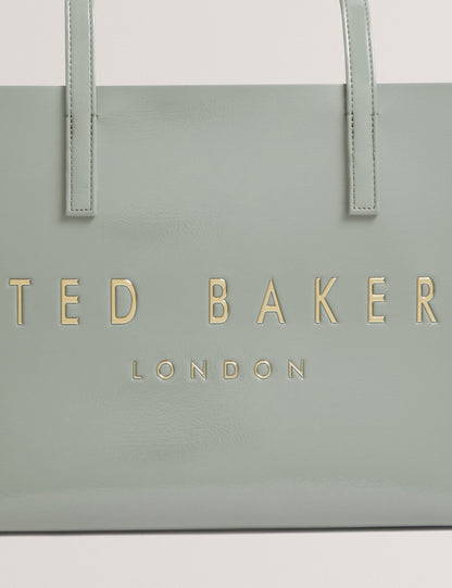 Ted Baker Crinell Crinkled Pu Elongated Icon Tote Bag Women's