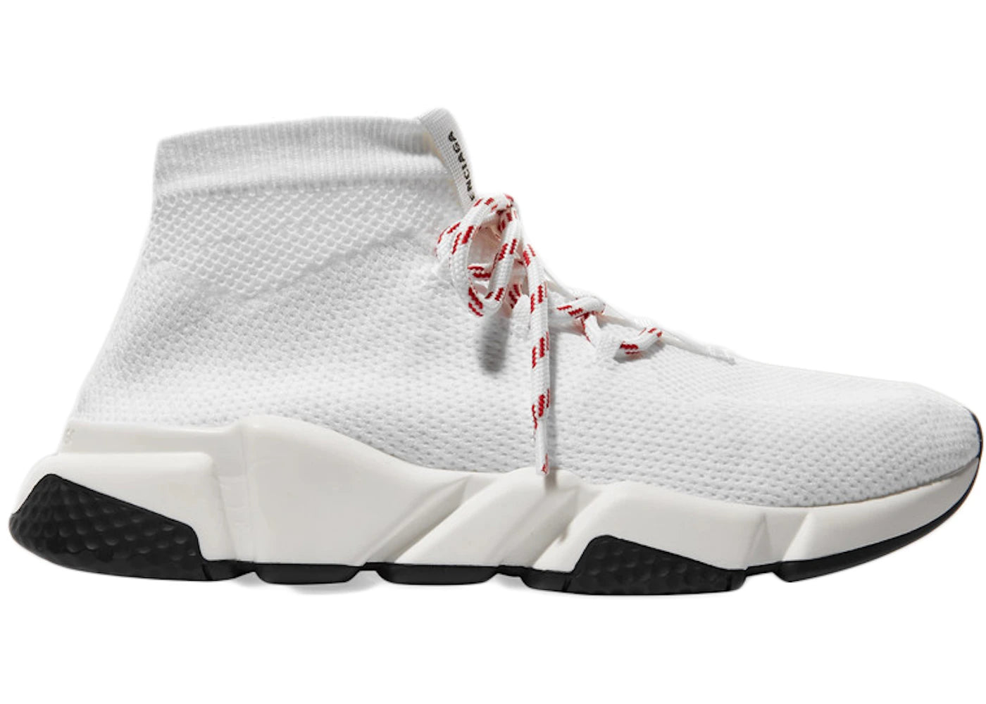 speed lace up white red (women's)