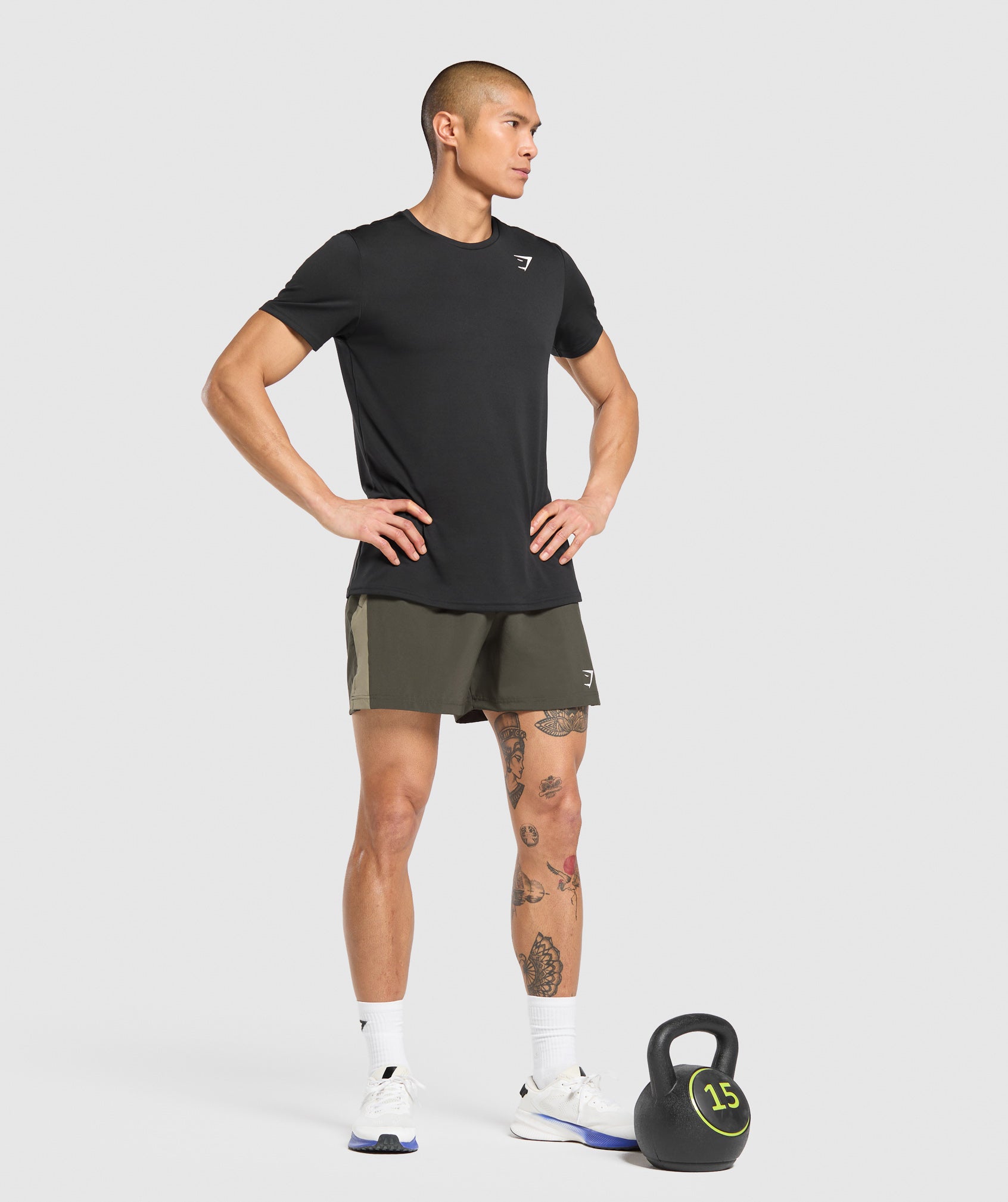 Gymshark Sport 5" Shorts Strength Green