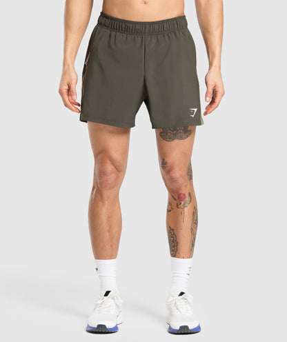 Gymshark Sport 5" Shorts Strength Green