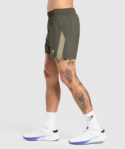 Gymshark Sport 5" Shorts Strength Green