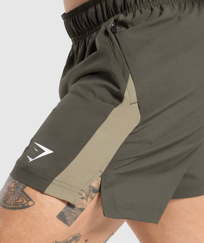 Gymshark Sport 5" Shorts Strength Green