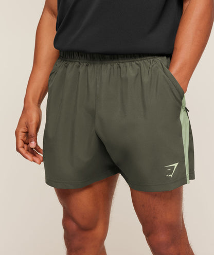Gymshark Sport  5" Shorts Strength Green