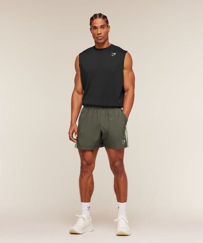 Gymshark Sport  5" Shorts Strength Green