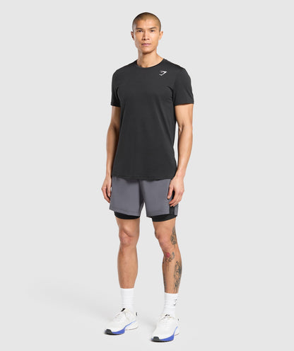 Gymshark Sport 7" 2 In 1 Shorts Dark Grey