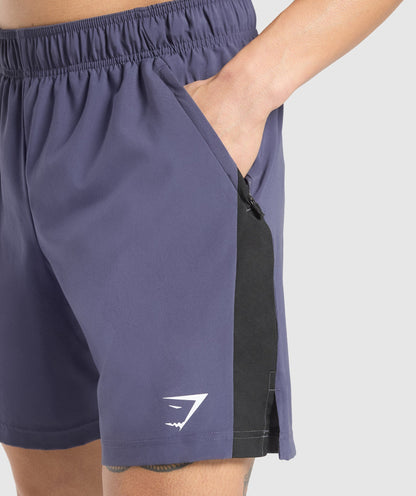 Gymshark Sport  7" Shorts Weighted Purple