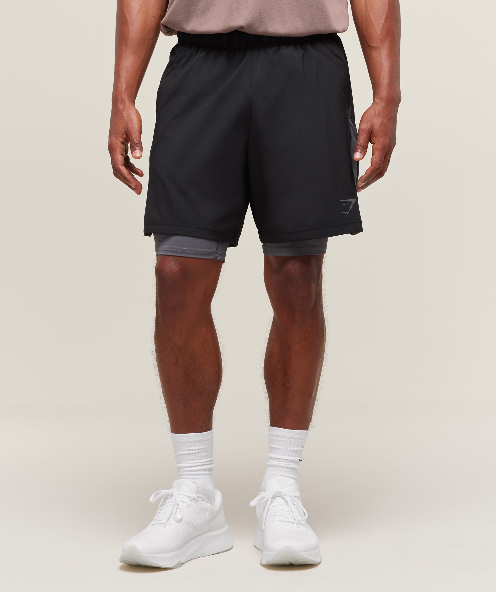 Gymshark Sport 7" 2 In 1 Shorts Black